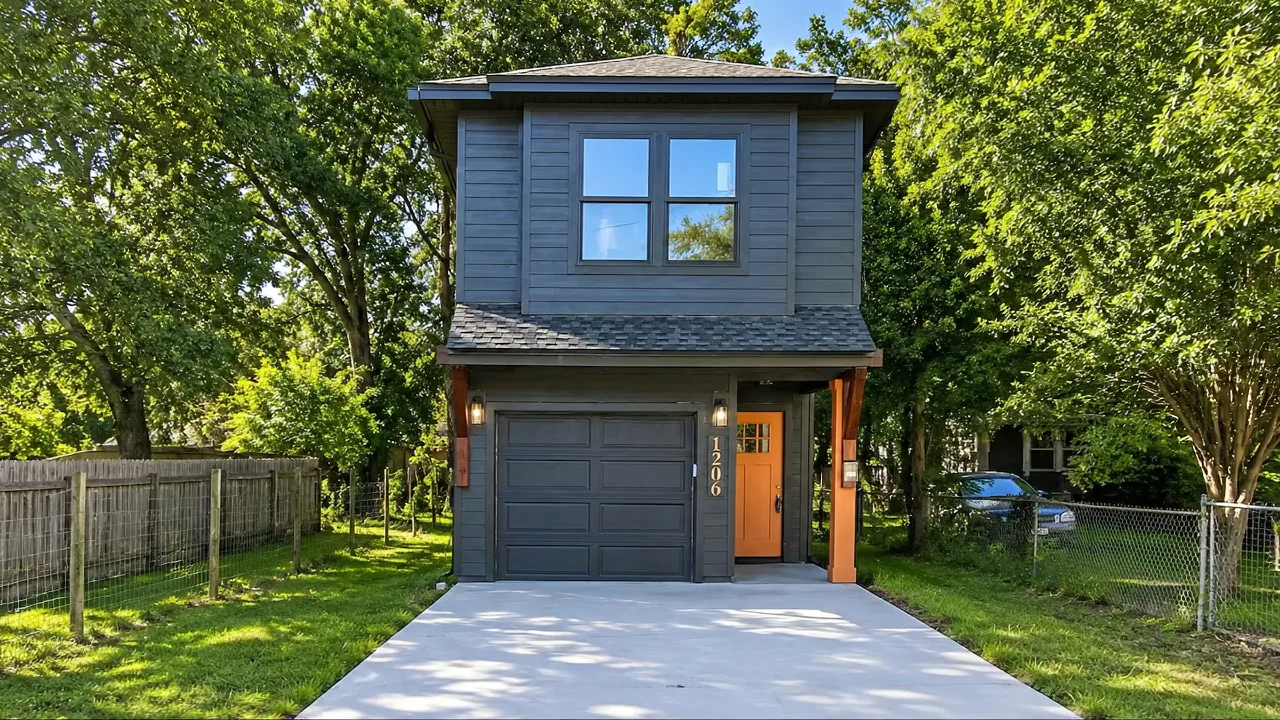 New two-story home, finished